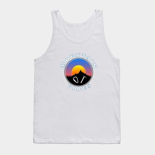 Mountain Vibes - Sun - Slogan Design Tank Top